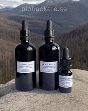 100 ml och 5 ml EU certifierat metylenblått