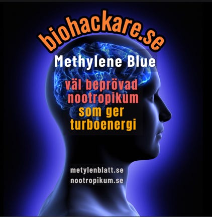 Nootropikum, mitokondrier, sköldkörtel, seratonin, metylenblått